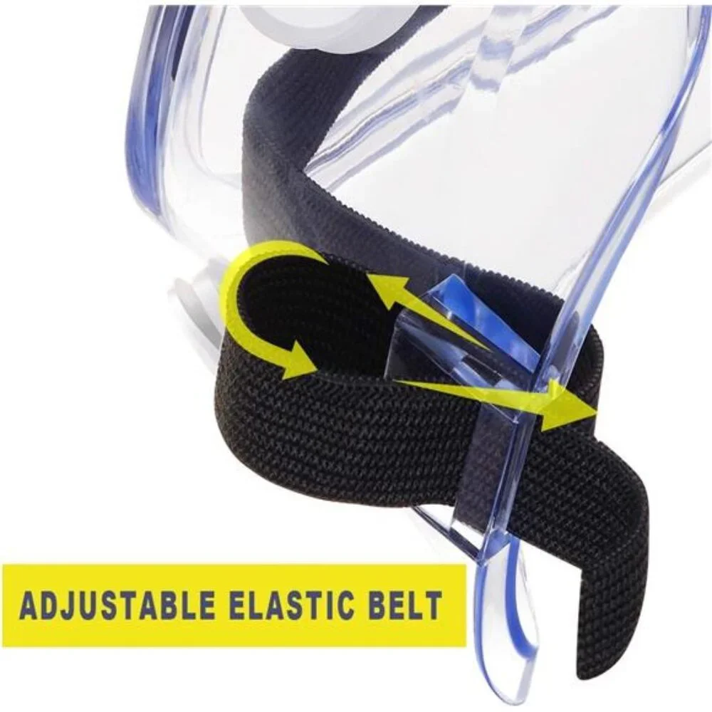 Safety Goggles Anti Fog Protective Glasses Adjustable Lightweight Eye Protection